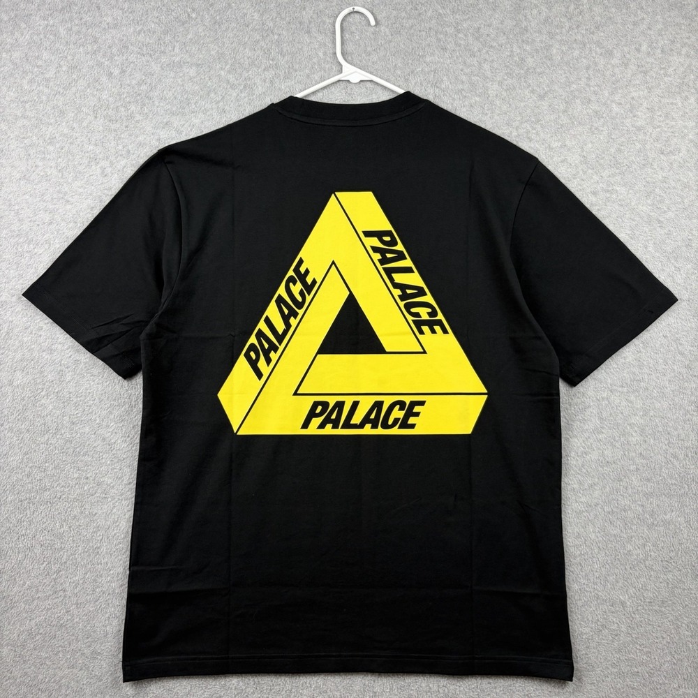 Palace T Shirt Mens XL Black Yellow Tri Ferg Tri To Help Graphic Logo Skater